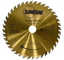 SawStop BTS-R40ATB-30 40 Tooth Titanium Series Blade 254mm / 30mm Arbor &pound;79.00